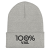 100% VAIL Cuffed Beanie - 100 Percent Tee Company