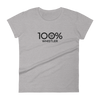100% WHISTLER Women's Short Sleeve Tee - 100 Percent Tee Company