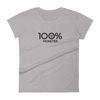 100% MONSTER Women's Short Sleeve Tee - 100 Percent Tee Company