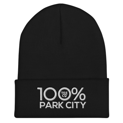 100% PARK CITY Cuffed Beanie - 100 Percent Tee Company