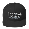 100% INCLUSION Snapback Baseball Hat - 100 Percent Tee Company