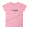 100% CALI Women's Short Sleeve Tee - 100 Percent Tee Company