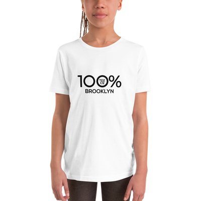 100% BROOKLYN Youth Short Sleeve Tee - 100 Percent Tee Company