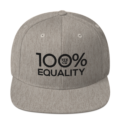 100% EQUALITY Snapback Hat - 100 Percent Tee Company