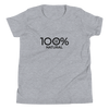 100% NATURAL Youth Short Sleeve Tee - 100 Percent Tee Company