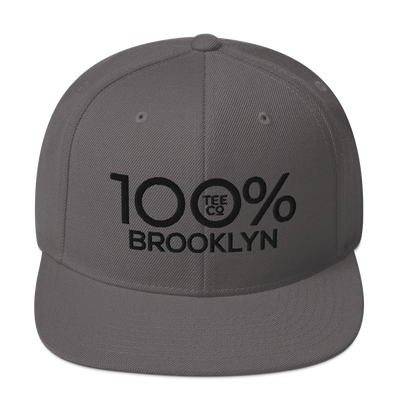 100% BROOKLYN Snapback Hat - 100 Percent Tee Company