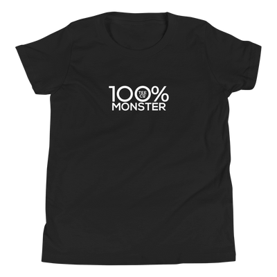 100% MONSTER Youth Short Sleeve Tee - 100 Percent Tee Company