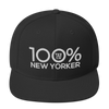 100% NEW YORKER Snapback Hat - 100 Percent Tee Company