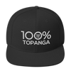 100% TOPANGA Snapback Hat - 100 Percent Tee Company