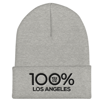 100% LOS ANGELES Cuffed Beanie - 100 Percent Tee Company