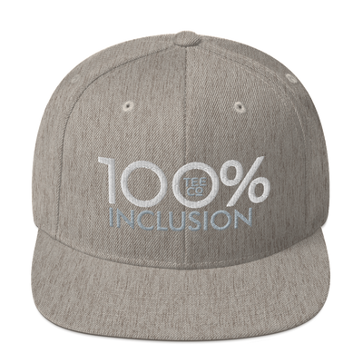 100% INCLUSION Snapback Baseball Hat - 100 Percent Tee Company