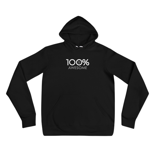 100% AWESOME Unisex Hoodie - 100 Percent Tee Company
