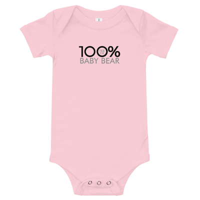 100% BABY BEAR Onesie