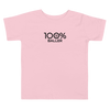 100% BALLER Toddler Short Sleeve Tee - 100 Percent Tee Company