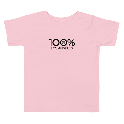 100% LOS ANGELES Toddler Short Sleeve Tee - 100 Percent Tee Company