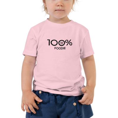 100% FOODIE Toddler Short Sleeve Tee - 100 Percent Tee Company