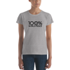 100% WORLD PEACE Women's Short Sleeve Tee - 100 Percent Tee Company