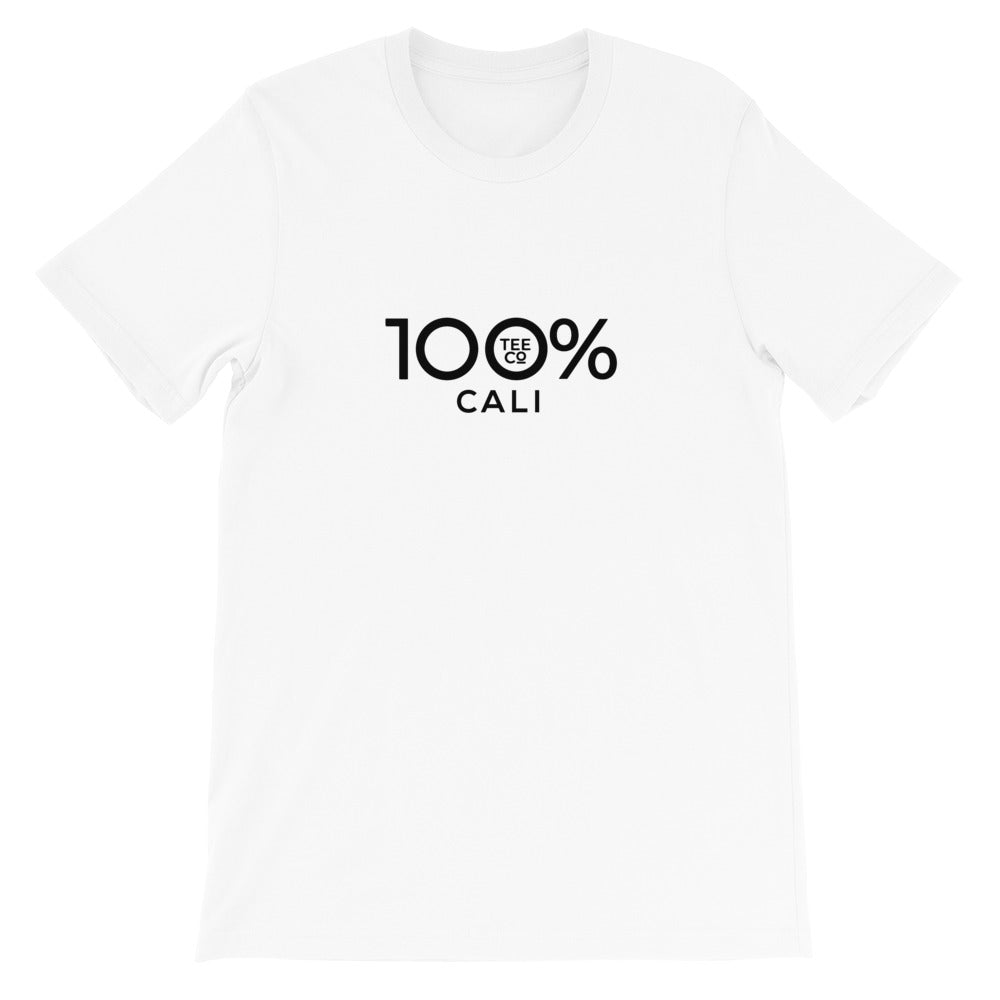 100% CALI Short-Sleeve Unisex Tee - 100 Percent Tee Company