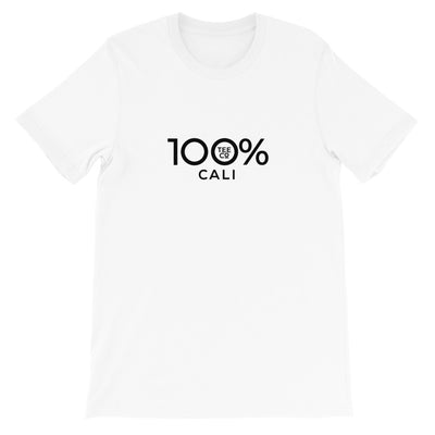 100% CALI Short-Sleeve Unisex Tee - 100 Percent Tee Company