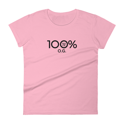 100% O.G. Women's Short Sleeve Tee - 100 Percent Tee Company