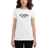 100% BOSTON Women's Short Sleeve Tee - 100 Percent Tee Company