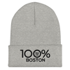 100% BOSTON Cuffed Beanie - 100 Percent Tee Company