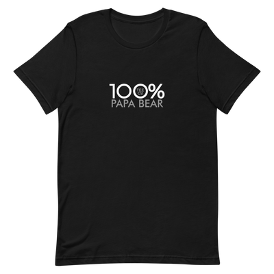 100% PAPA BEAR Short-Sleeve Unisex Tee