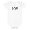 100% BABY BEAR Onesie