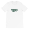 100% GREEN Short-Sleeve Unisex Tee - 100 Percent Tee Company