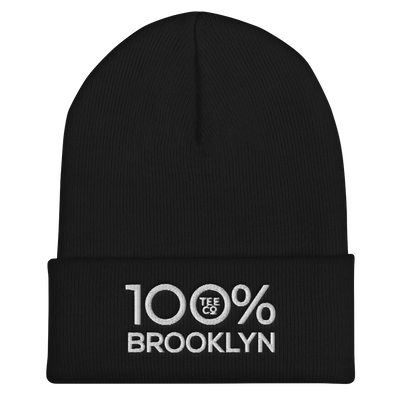 100% BROOKLYN Cuffed Beanie - 100 Percent Tee Company