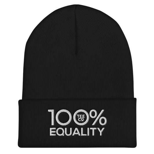 100% EQUALITY Cuffed Beanie - 100 Percent Tee Company