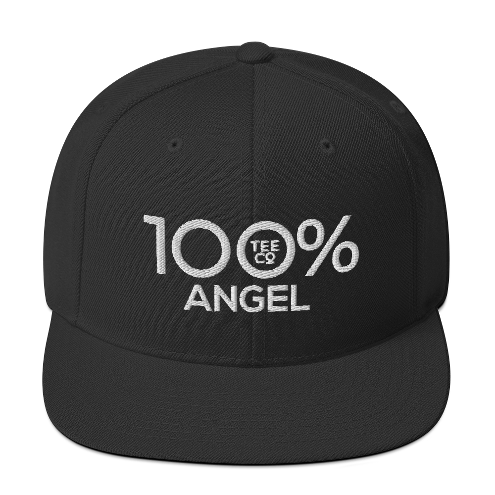 100% ANGEL Snapback Hat - 100 Percent Tee Company