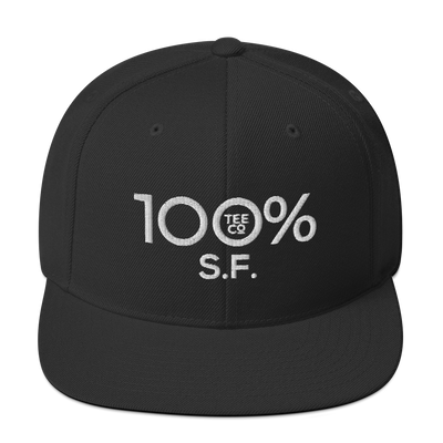 100% S.F. Snapback Hat - 100 Percent Tee Company
