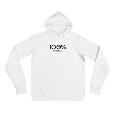 100% BLESSED Unisex hoodie - 100 Percent Tee Company