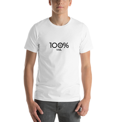 100% VAIL Short-Sleeve Unisex Tee - 100 Percent Tee Company