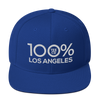 100% LOS ANGELES Snapback Hat - 100 Percent Tee Company