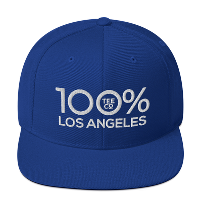 100% LOS ANGELES Snapback Hat - 100 Percent Tee Company