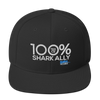 100% SHARK ALLY Snapback Baseball Hat to benefit Shark Allies - 100 Percent Tee Company