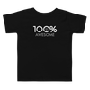 100% AWESOME Toddler Short Sleeve Tee - 100 Percent Tee Company