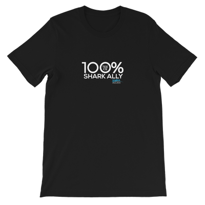100% SHARK ALLY Short-Sleeve Unisex Tee to benefit Shark Allies - 100 Percent Tee Company