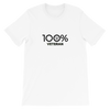 100% VETERAN Short-Sleeve Unisex Tee - 100 Percent Tee Company