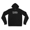 100% DECENT HUMAN Unisex Hoodie - 100 Percent Tee Company