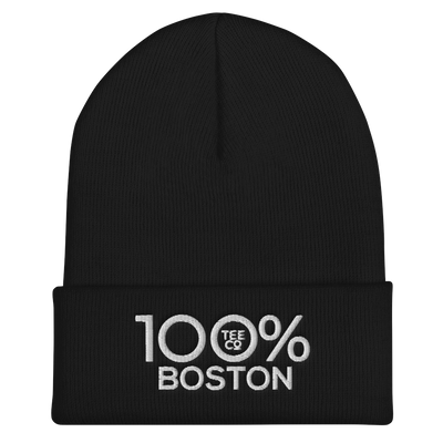 100% BOSTON Cuffed Beanie - 100 Percent Tee Company