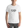 100% GOOD VIBES Short-Sleeve Unisex Tee - 100 Percent Tee Company