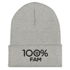 100% FAM Cuffed Beanie - 100 Percent Tee Company