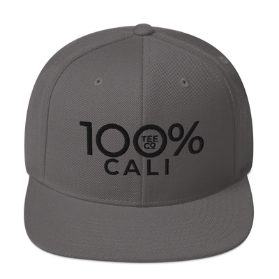 100% CALI Snapback Hat - 100 Percent Tee Company
