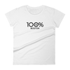 100% BOSTON Women's Short Sleeve Tee - 100 Percent Tee Company