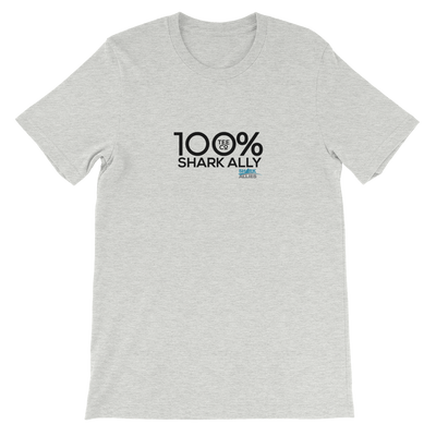 100% SHARK ALLY Short-Sleeve Unisex Tee to benefit Shark Allies - 100 Percent Tee Company