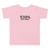 100% NEW YORKER Toddler Short Sleeve Tee - 100 Percent Tee Company