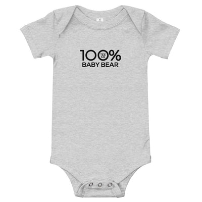 100% BABY BEAR Onesie